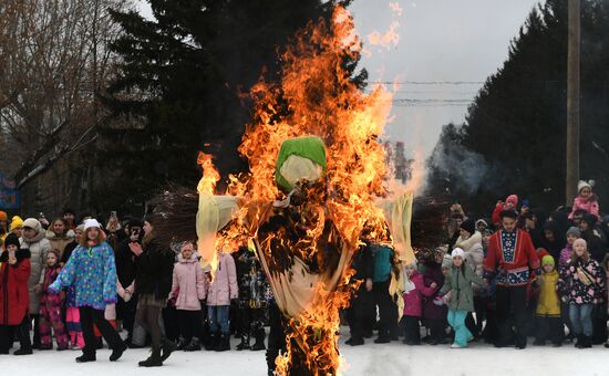 Russia Maslenitsa Celebration