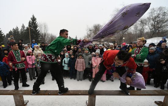 Russia Maslenitsa Celebration