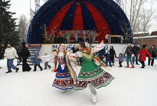 Russia Maslenitsa Celebration