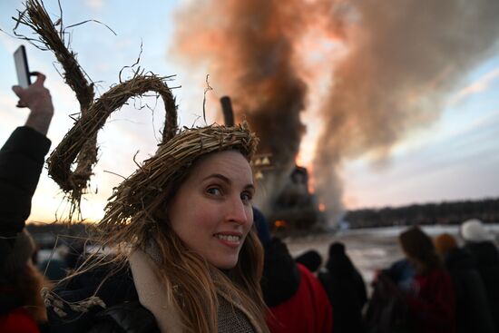 Russia Maslenitsa Celebration