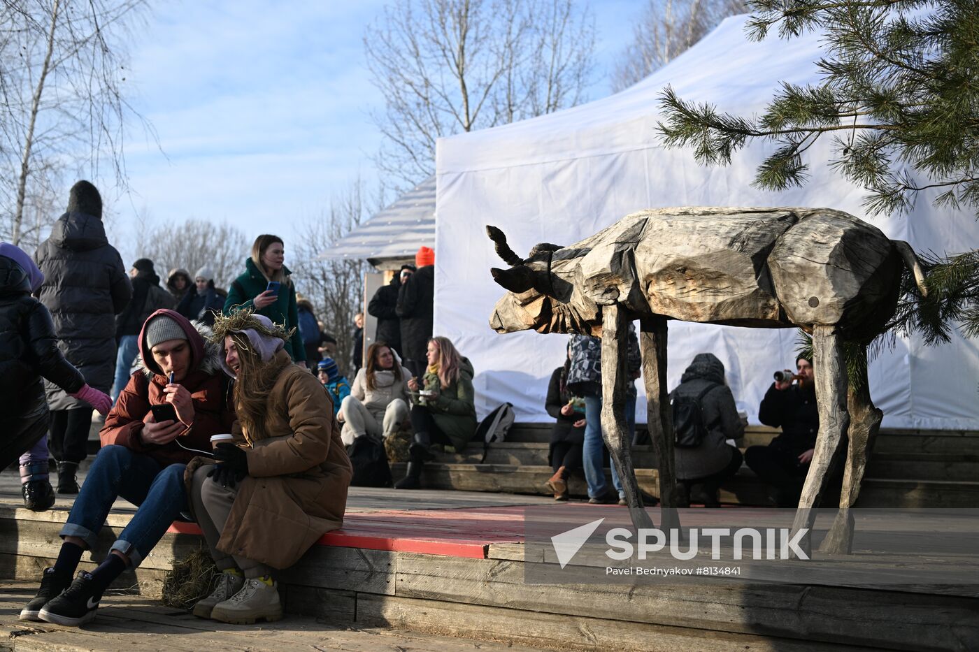 Russia Maslenitsa Celebration