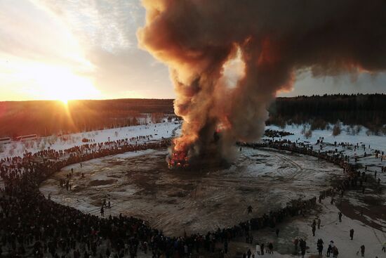 Russia Maslenitsa Celebration