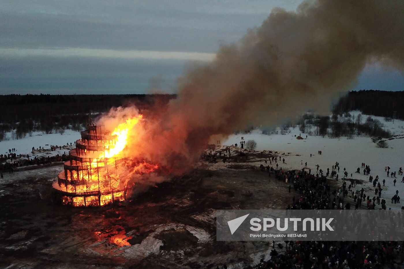 Russia Maslenitsa Celebration