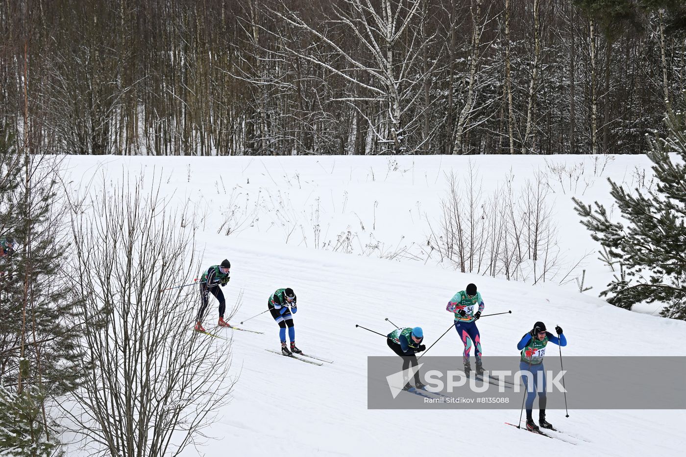Russia Cross-Country Skiing Demino Marathon