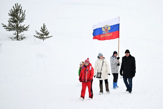 Russia Cross-Country Skiing Demino Marathon