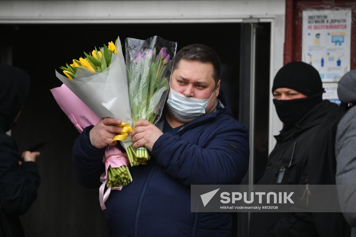 Russia Women's Day Preparations