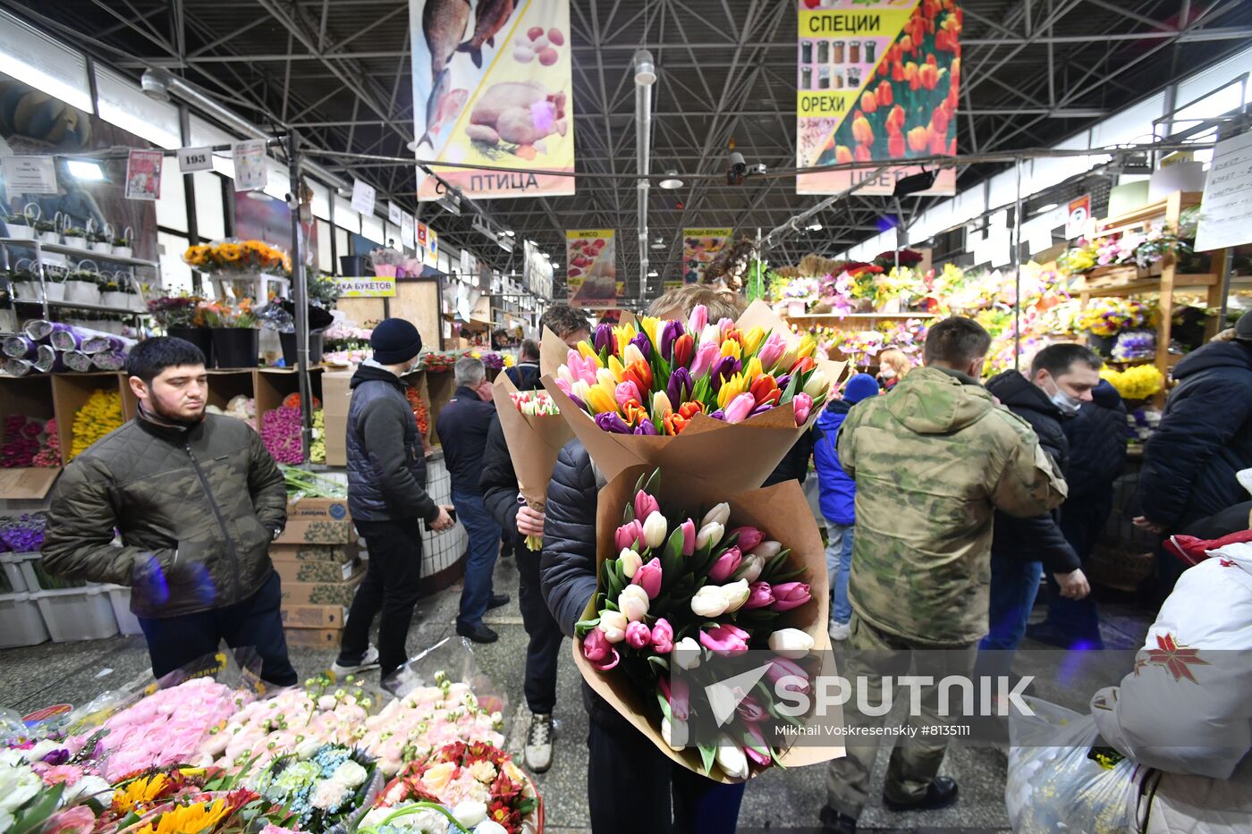 Russia Women's Day Preparations