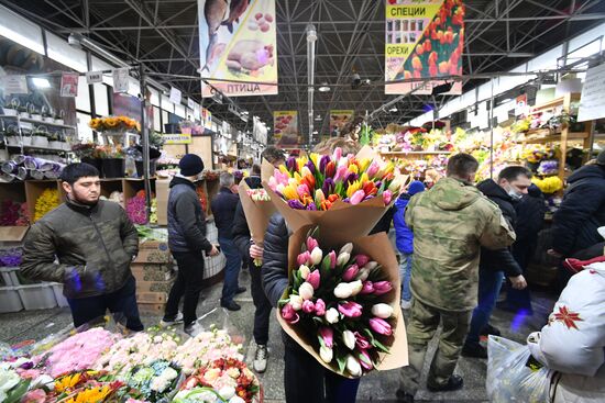 Russia Women's Day Preparations