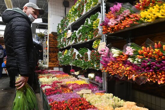 Russia Women's Day Preparations