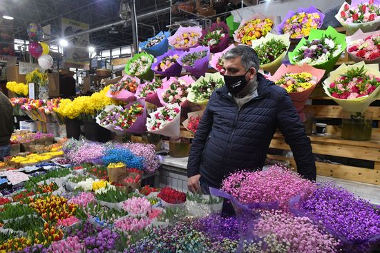 Russia Women's Day Preparations