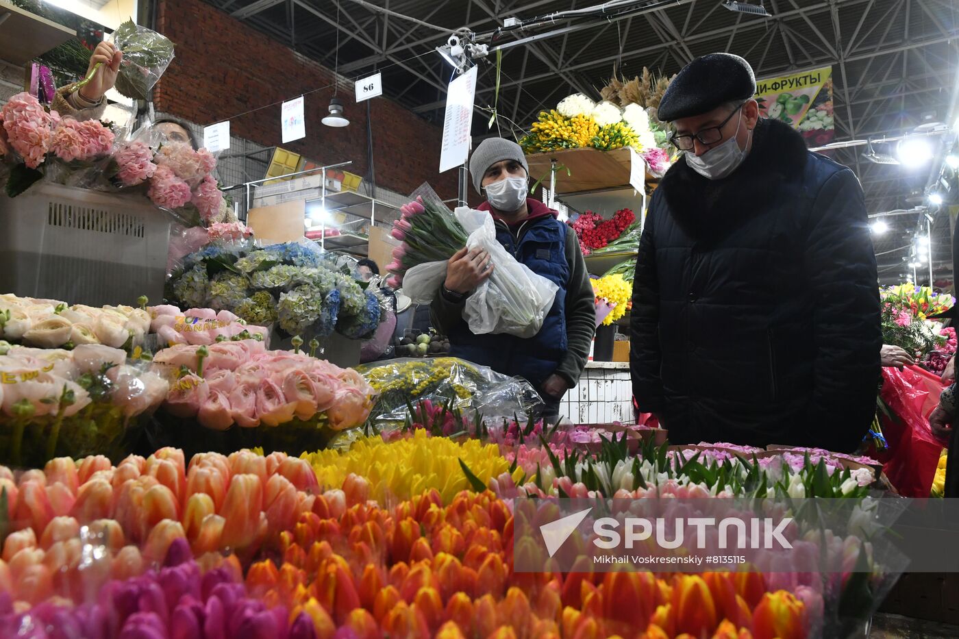 Russia Women's Day Preparations