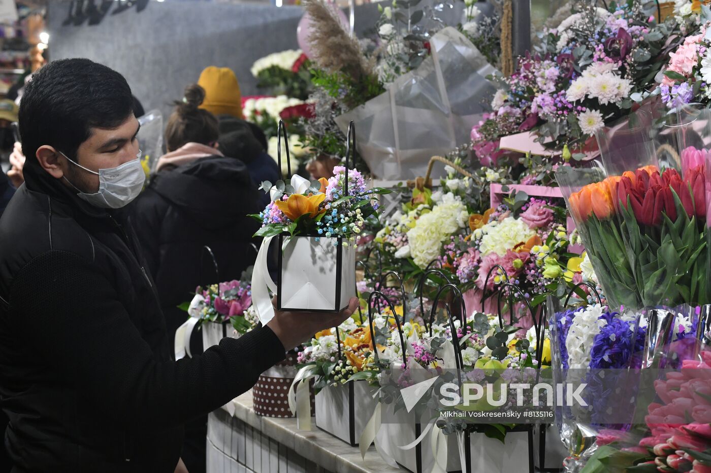 Russia Women's Day Preparations