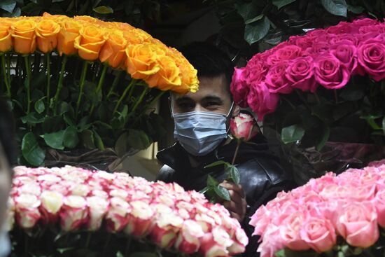 Russia Women's Day Preparations