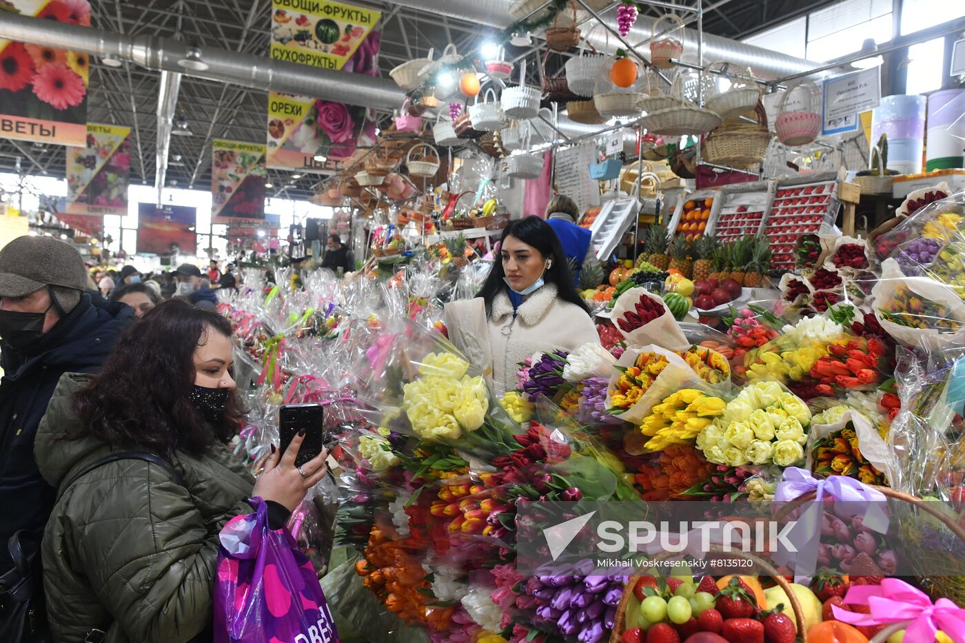 Russia Women's Day Preparations