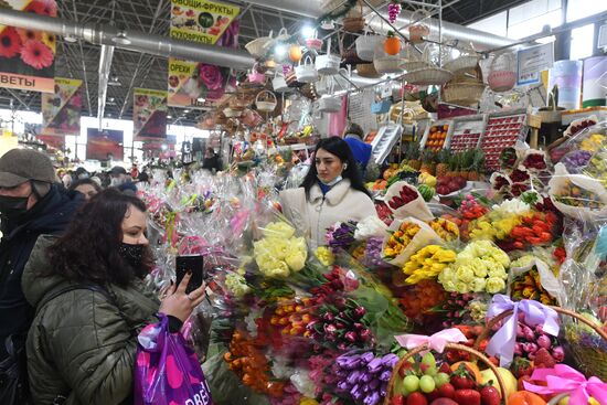 Russia Women's Day Preparations