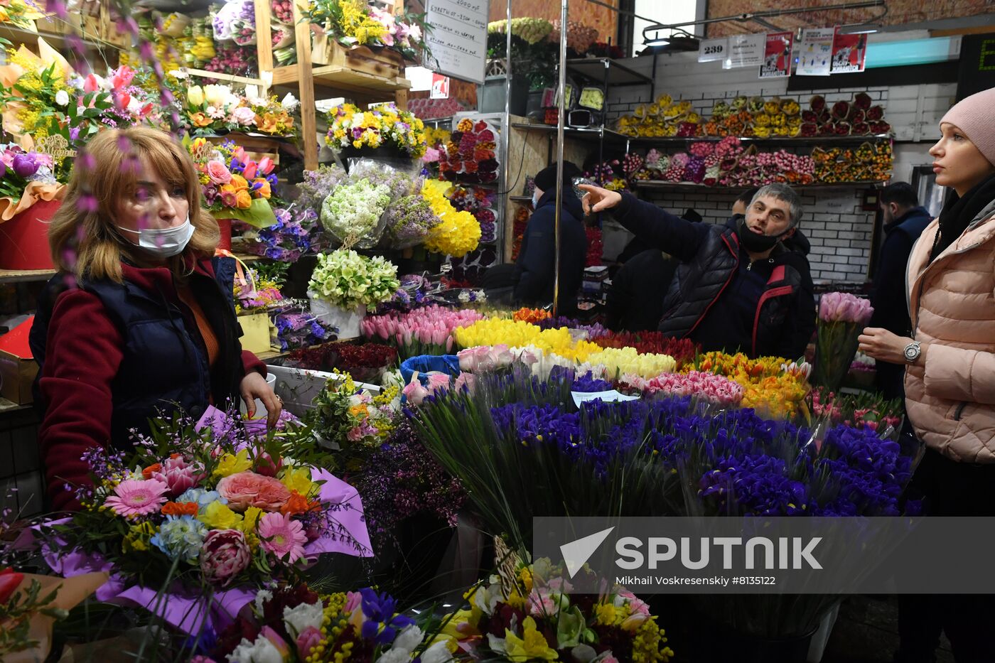 Russia Women's Day Preparations