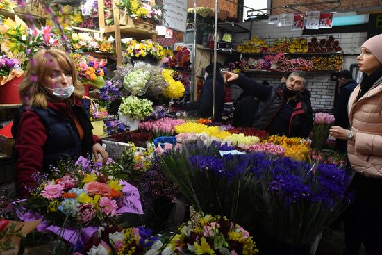 Russia Women's Day Preparations