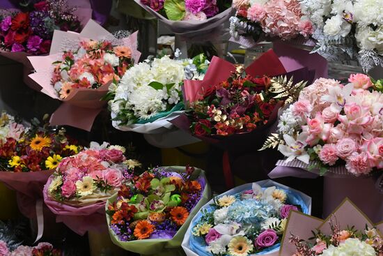 Russia Women's Day Preparations