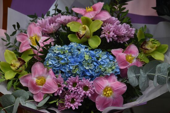 Russia Women's Day Preparations