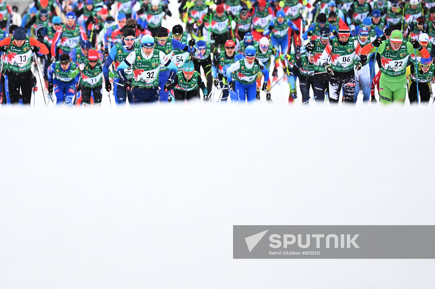 Russia Cross-Country Skiing Demino Marathon