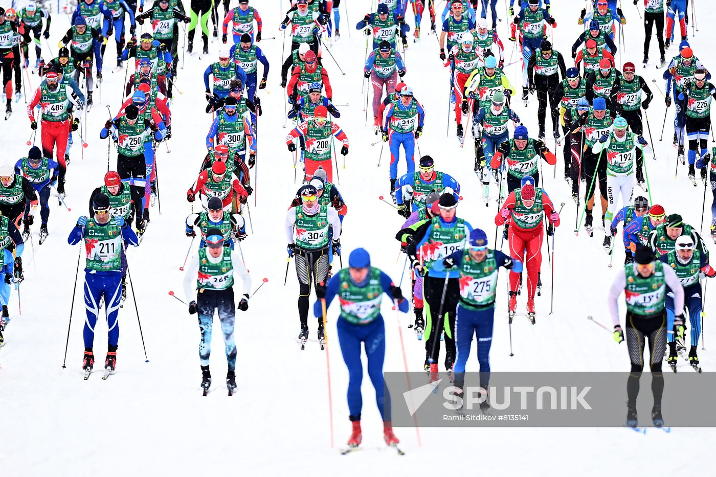 Russia Cross-Country Skiing Demino Marathon