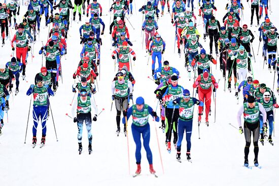 Russia Cross-Country Skiing Demino Marathon