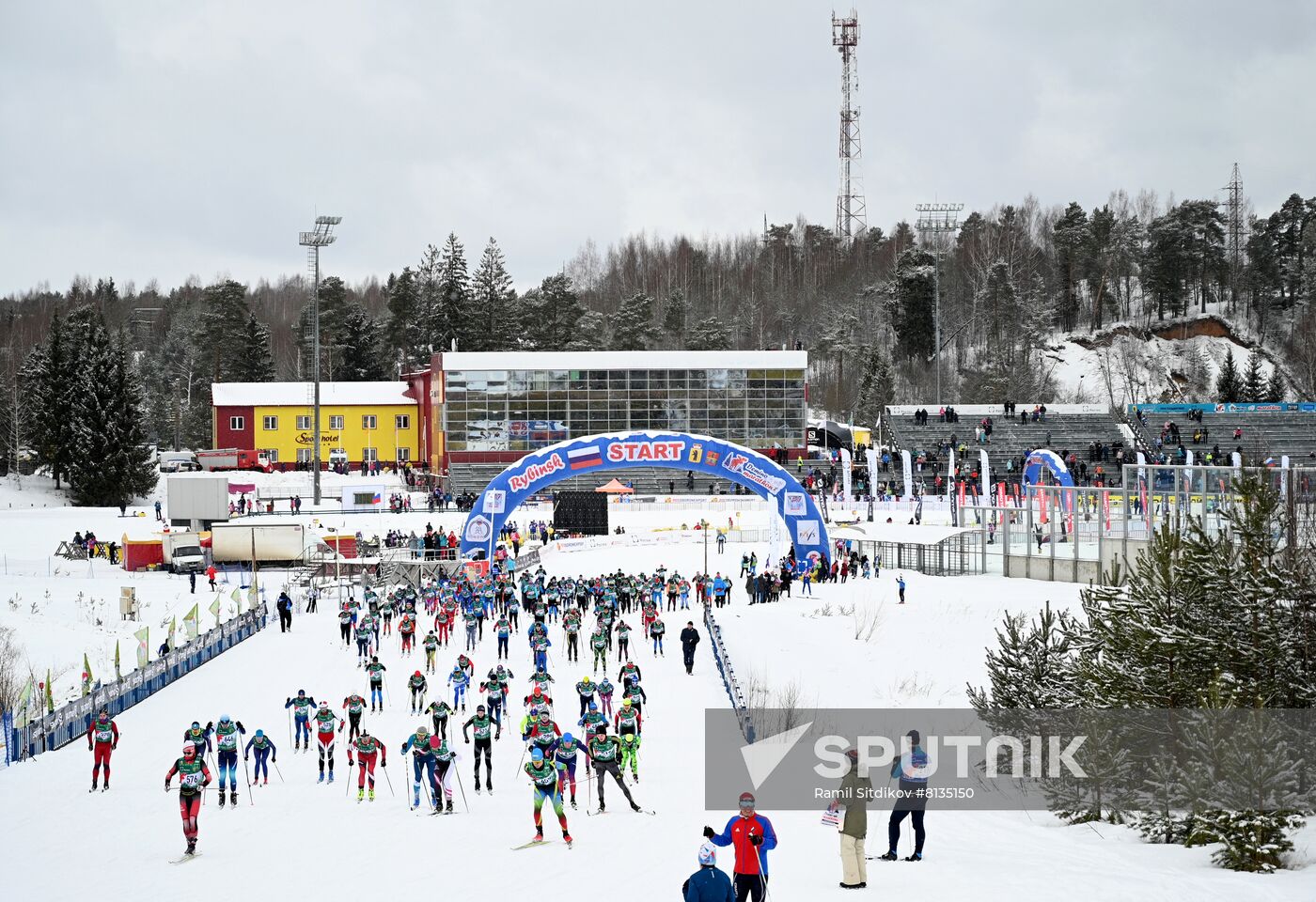 Russia Cross-Country Skiing Demino Marathon