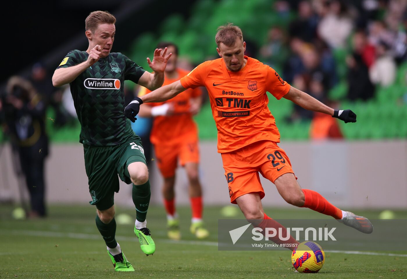 Russia Soccer Premier-League Krasnodar - Ural