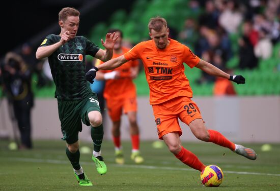 Russia Soccer Premier-League Krasnodar - Ural