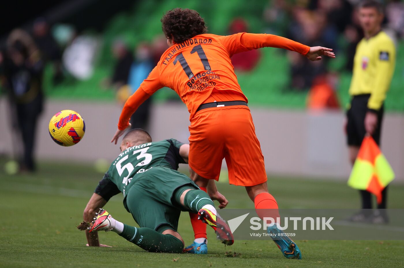 Russia Soccer Premier-League Krasnodar - Ural