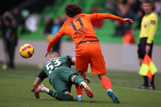 Russia Soccer Premier-League Krasnodar - Ural