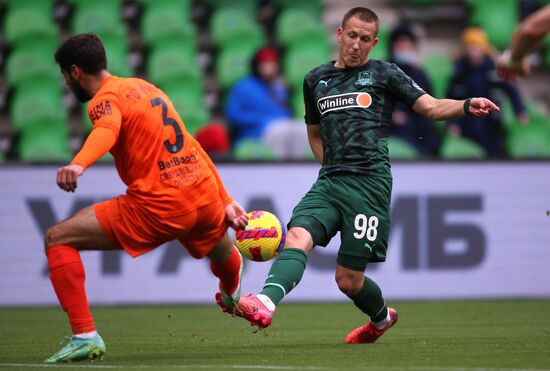 Russia Soccer Premier-League Krasnodar - Ural