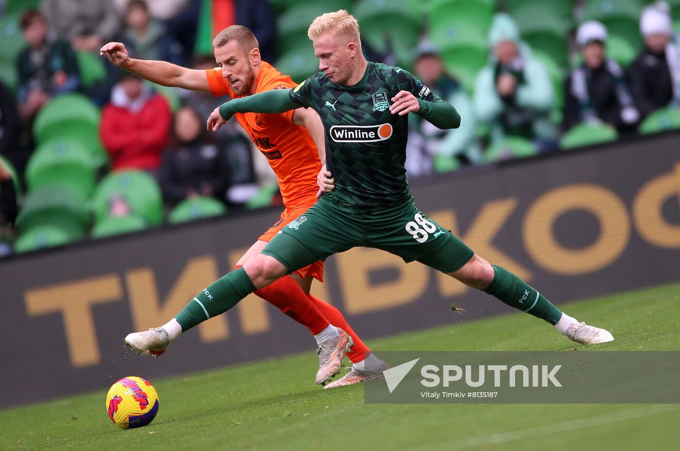 Russia Soccer Premier-League Krasnodar - Ural