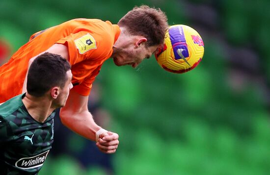 Russia Soccer Premier-League Krasnodar - Ural