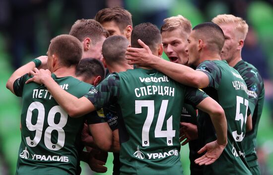 Russia Soccer Premier-League Krasnodar - Ural