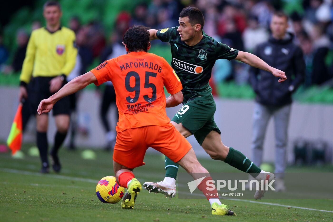 Russia Soccer Premier-League Krasnodar - Ural