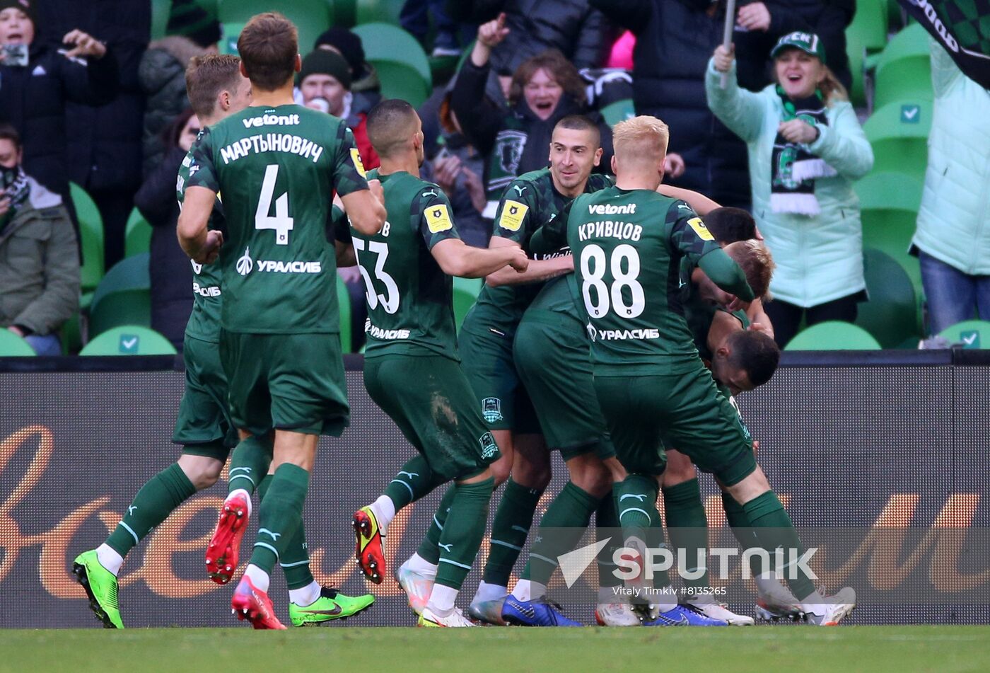 Russia Soccer Premier-League Krasnodar - Ural