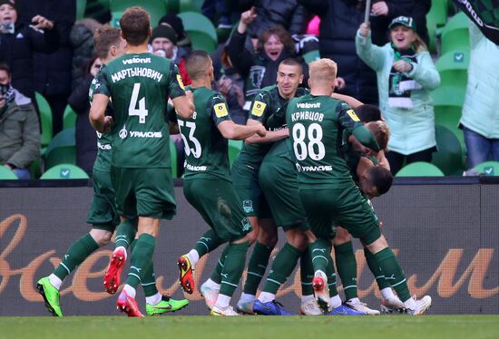 Russia Soccer Premier-League Krasnodar - Ural