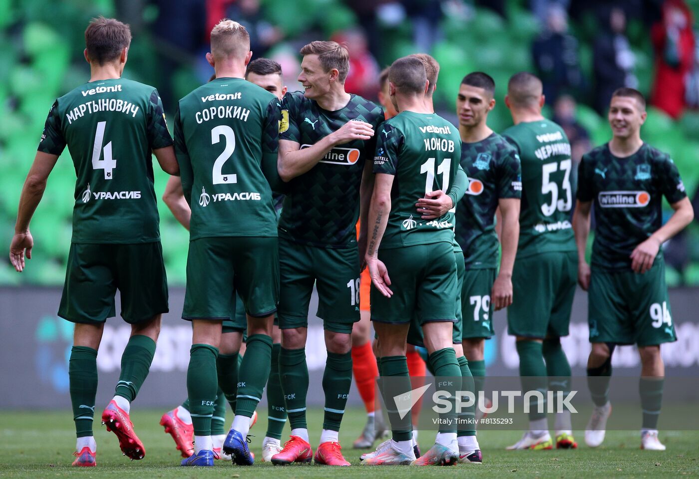 Russia Soccer Premier-League Krasnodar - Ural