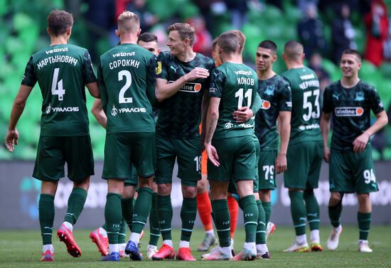 Russia Soccer Premier-League Krasnodar - Ural