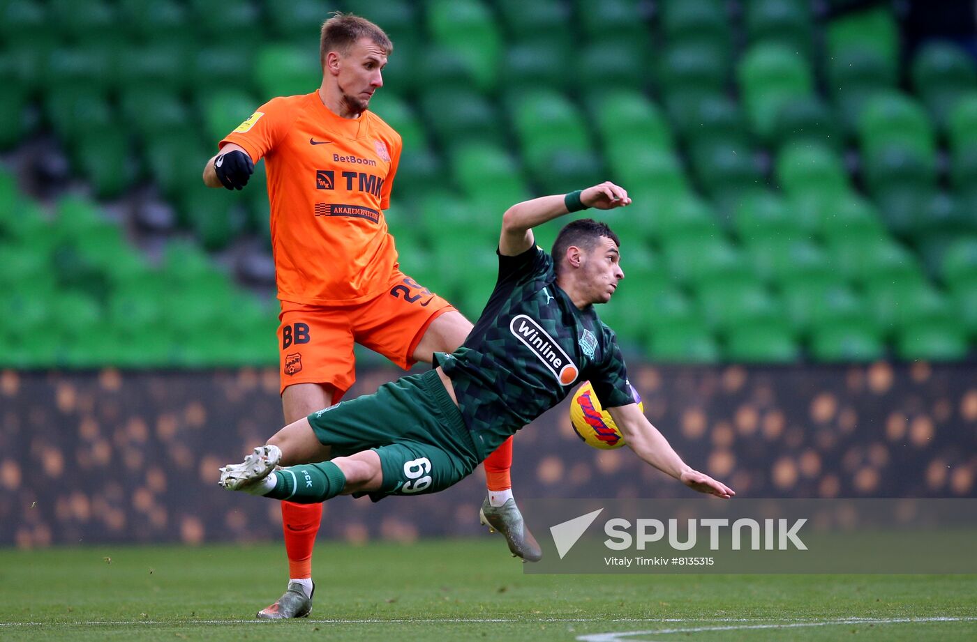 Russia Soccer Premier-League Krasnodar - Ural