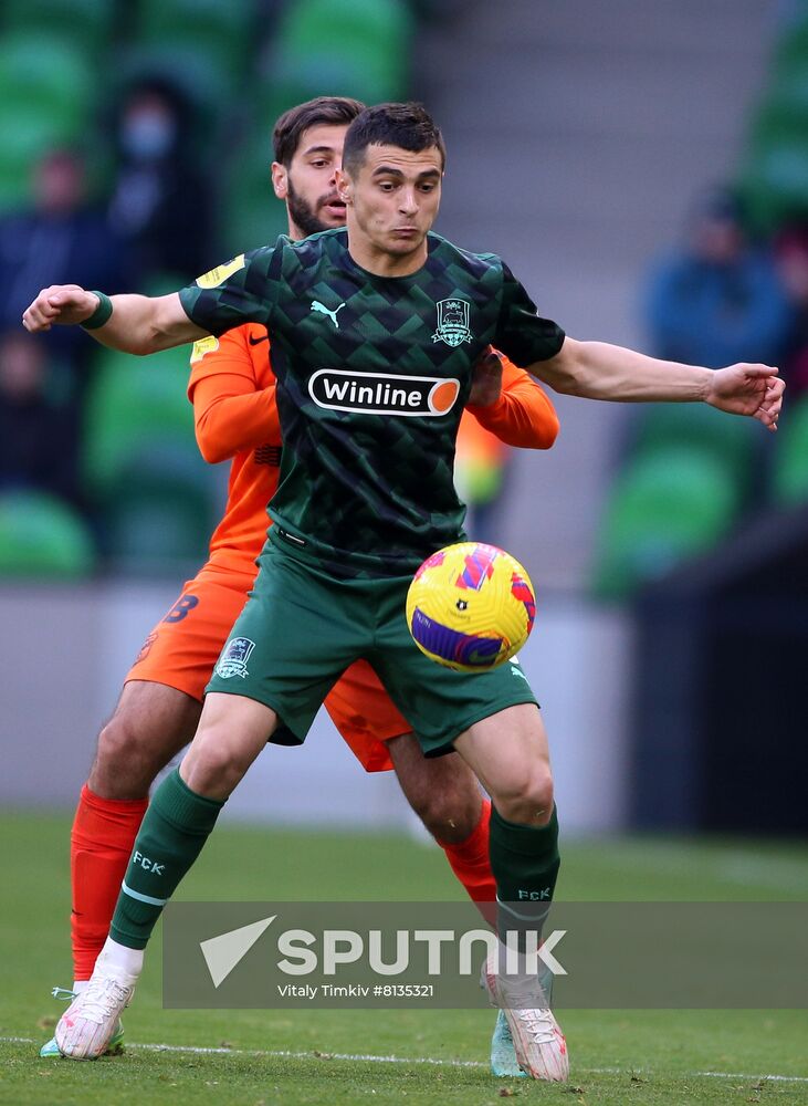 Russia Soccer Premier-League Krasnodar - Ural