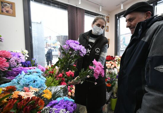 Russia Women's Day Preparations
