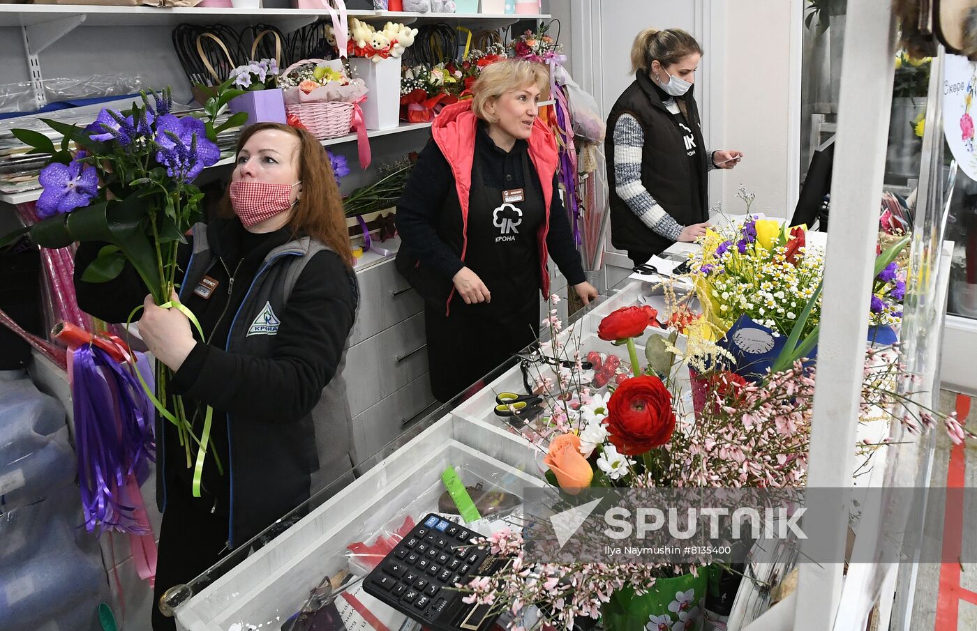 Russia Women's Day Preparations