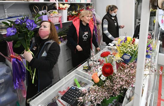 Russia Women's Day Preparations