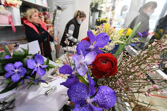 Russia Women's Day Preparations