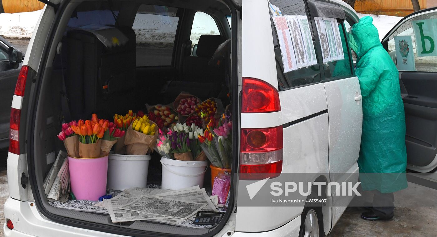 Russia Women's Day Preparations