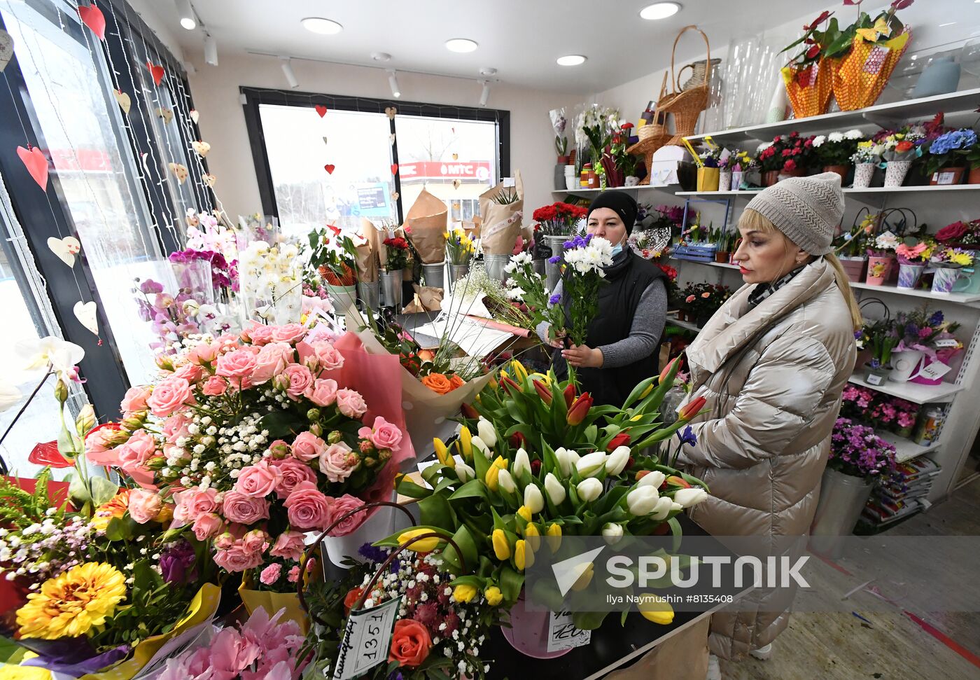 Russia Women's Day Preparations