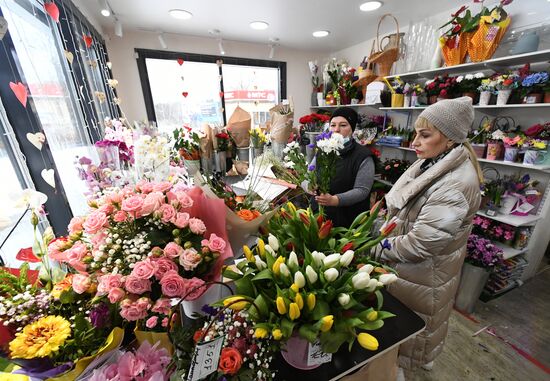 Russia Women's Day Preparations