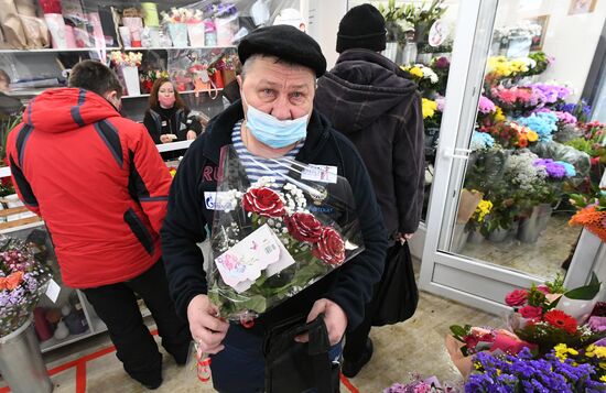 Russia Women's Day Preparations